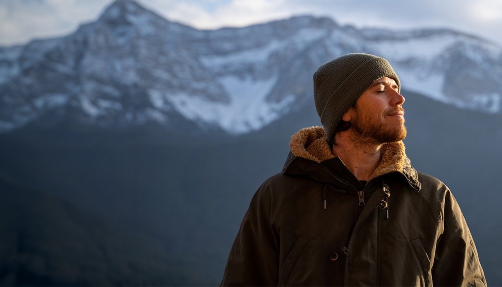 Man enjoying the outdoors